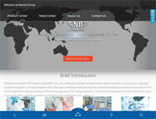 Tablet Screenshot of nanbei-china.com